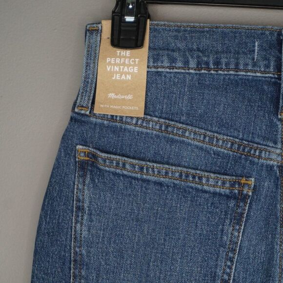 New Madewell The Perfect Vintage High Rise Tapered Leg Jeans size 25 - Picture 10 of 15